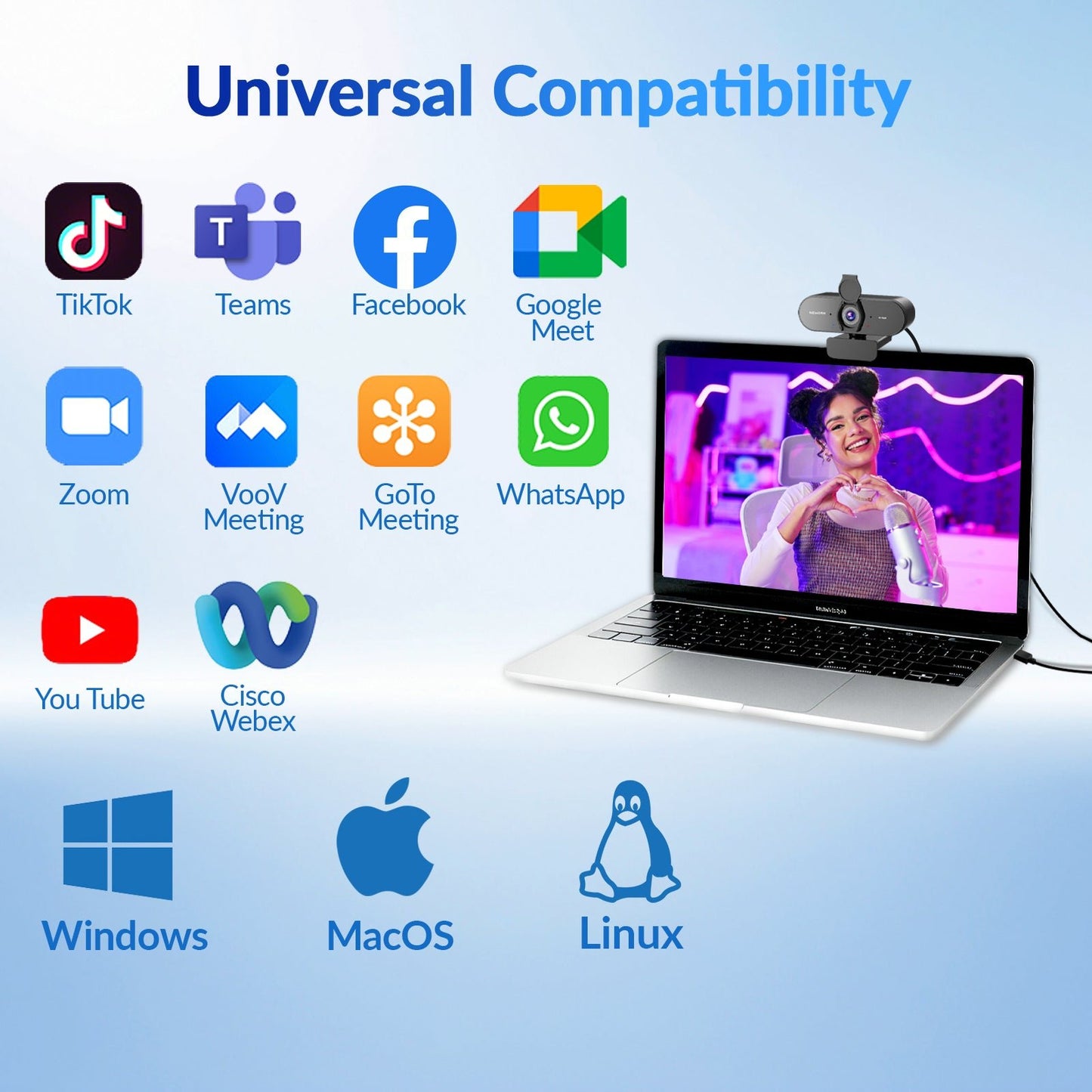 Webcam & Speakerphone for Smart Boards